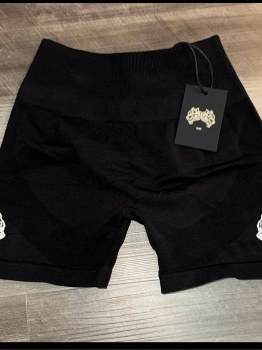 Darc Sport Black High-Waist Seamless Bike Shorts